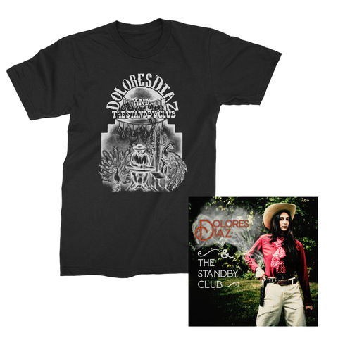 15P | Dolores Diaz - Live at O'Leaver's Vinyl + Black Shirt Bundle