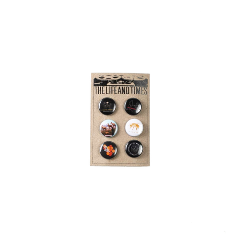 The Life and Times | Button Set