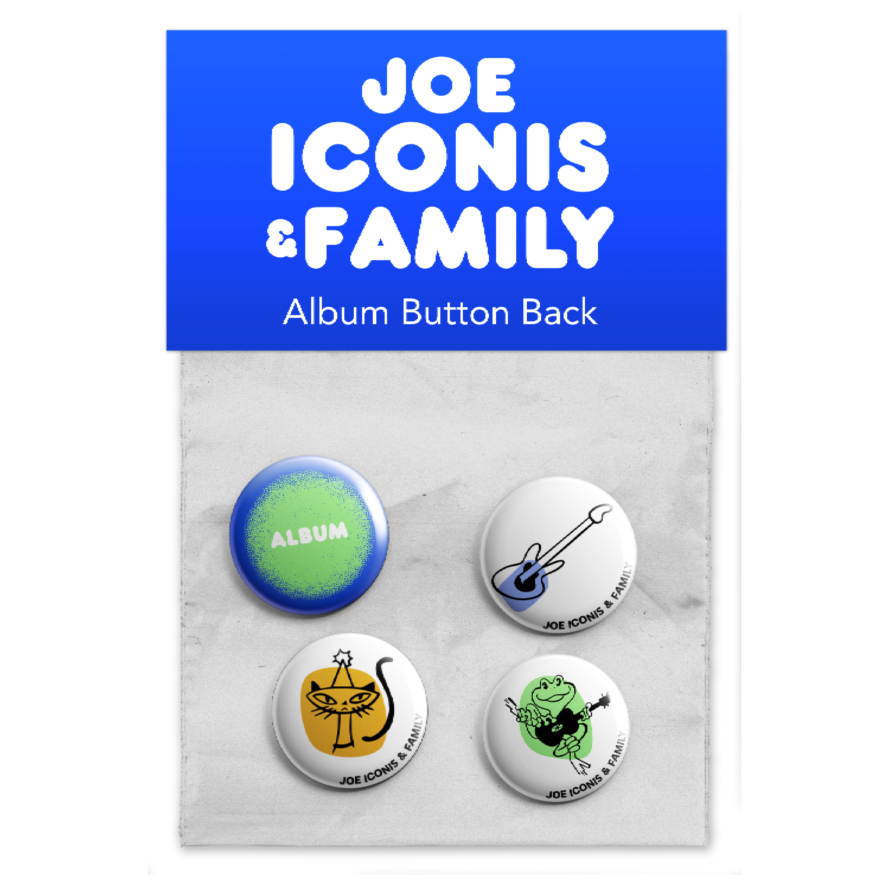 Joe Iconis | Album Button Pack