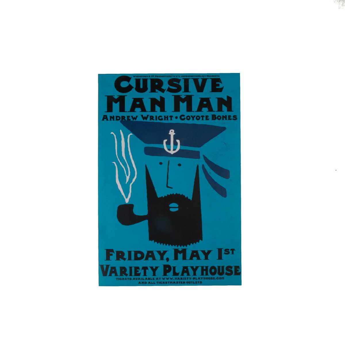 Cursive | Deadstock Man Man Poster