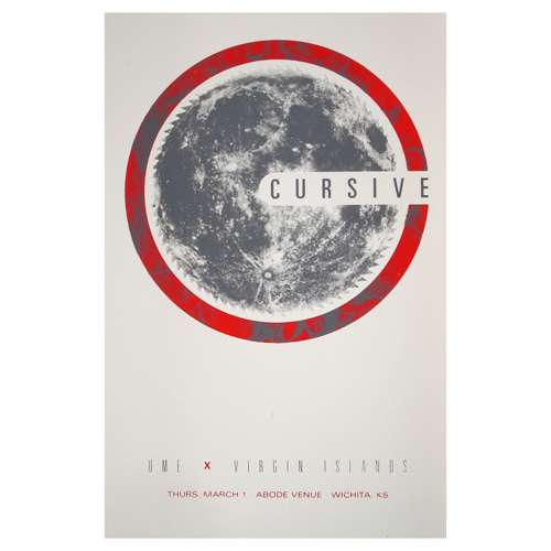 Cursive | Deadstock Abode Venue 3/1 Poster