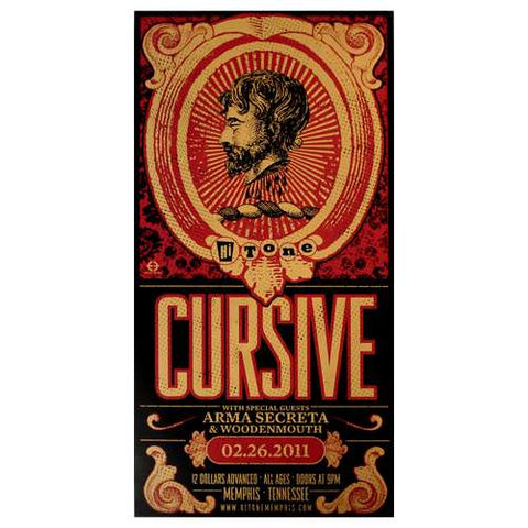 Cursive | Deadstock Memphis 2011 Poster