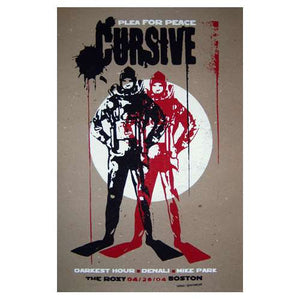 Cursive | Deadstock Plea for Peace 4/26/04 Poster