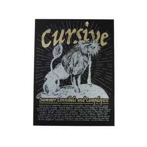 Cursive | 18X24 Summer Cannibals and Campdogzz Poster
