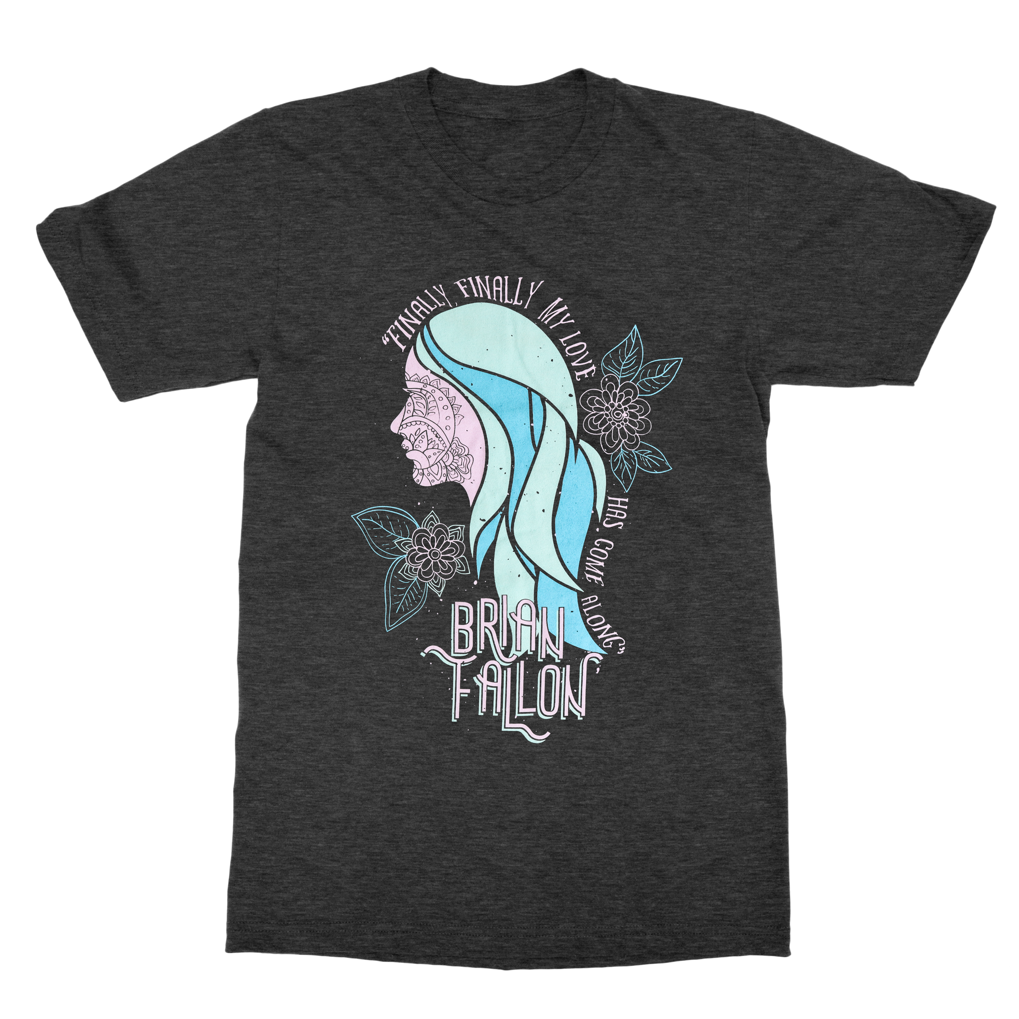 Brian Fallon | Finally My Love T-Shirt - Dark Grey