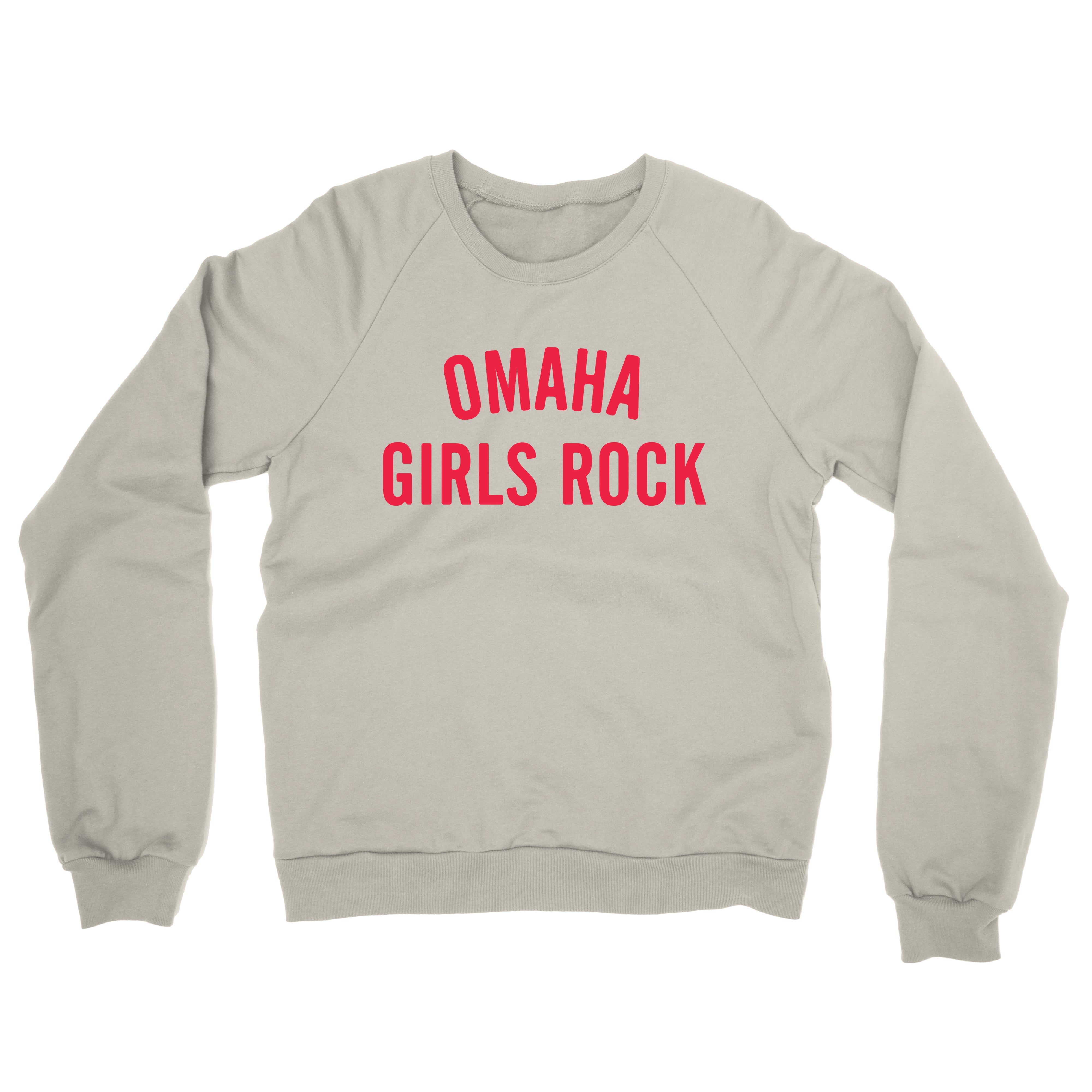 Omaha Girls Rock | Crewneck Sweatshirt - Desert