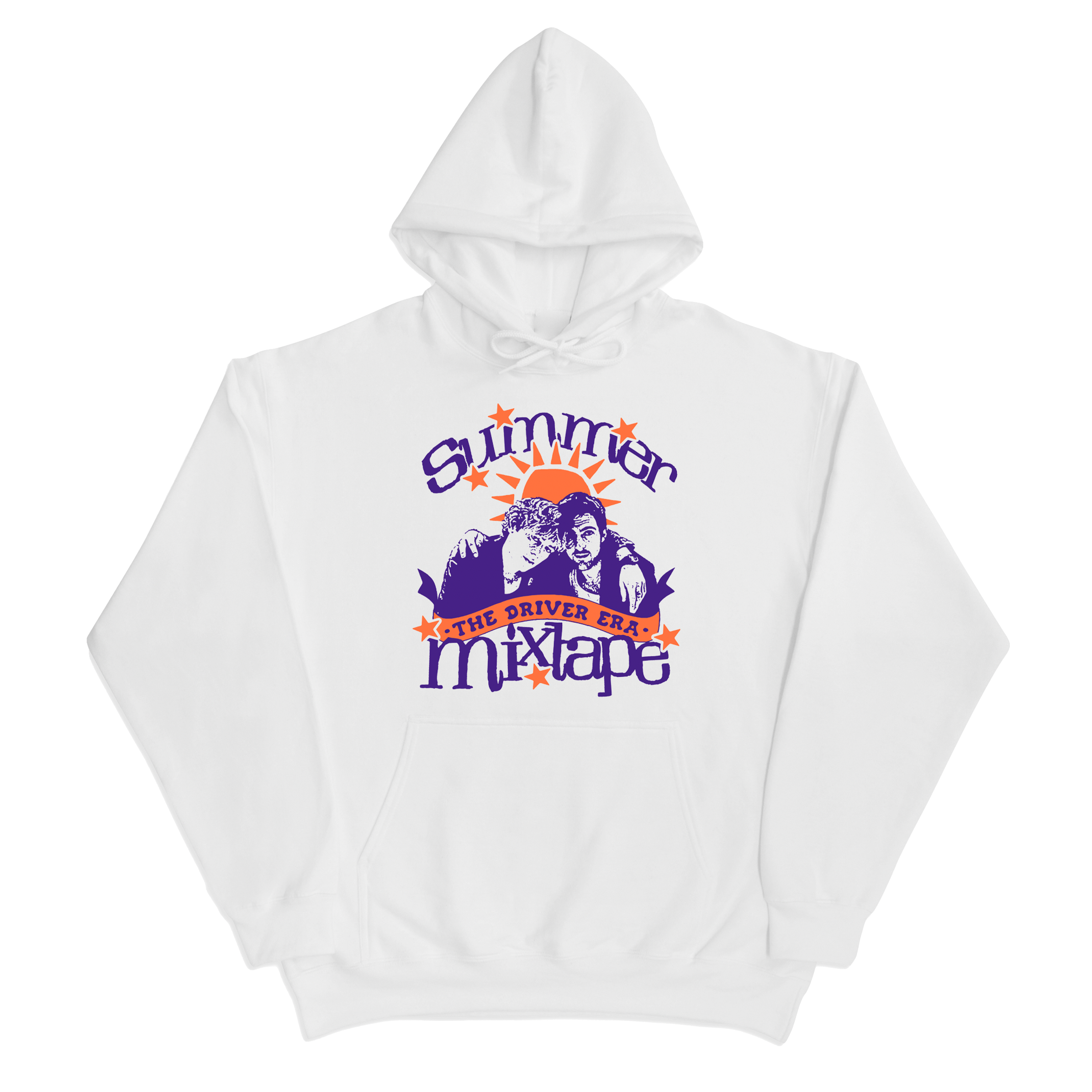 The Driver Era | Summer Mixtape White Hoodie *PREORDER*