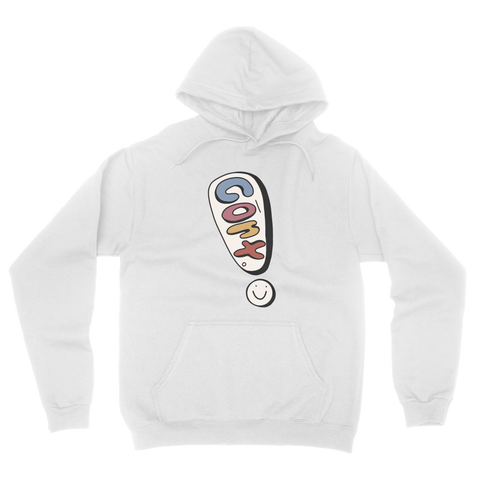 Cort | Exclamation Hoodie - White DTG