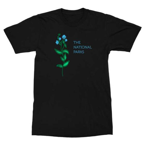 The National Parks | Flowers T-Shirt - Black