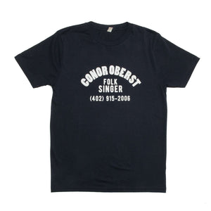 Conor Oberst | Folk Singer T-Shirt - Navy/Gray