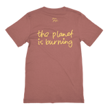 Ilana Glazer | Fuck! the Planet is Burning T-Shirt - Mauve