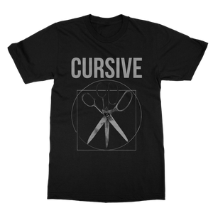 Cursive | Get Fixed Silver T-Shirt