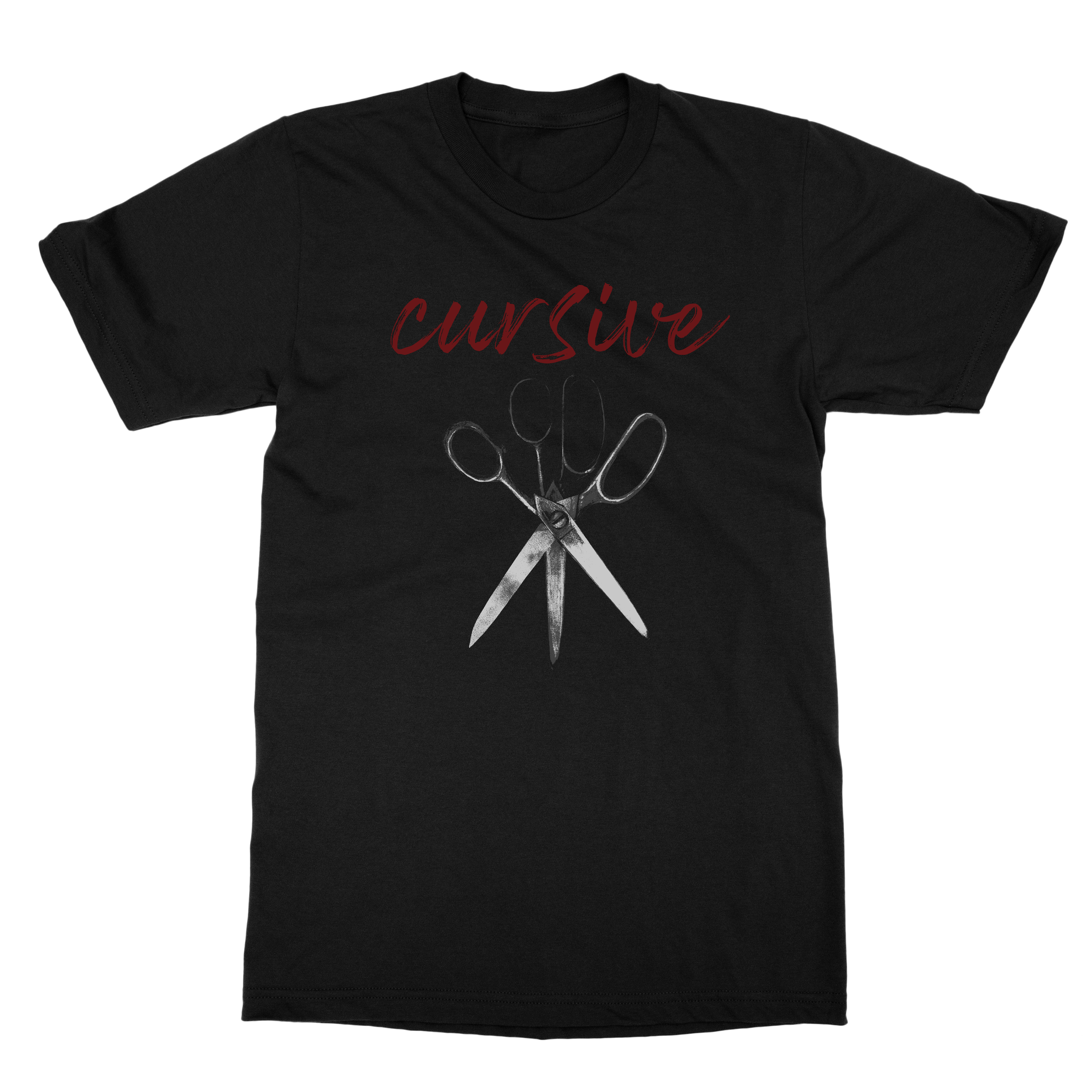 Cursive | Get Fixed 3 Color T-Shirt