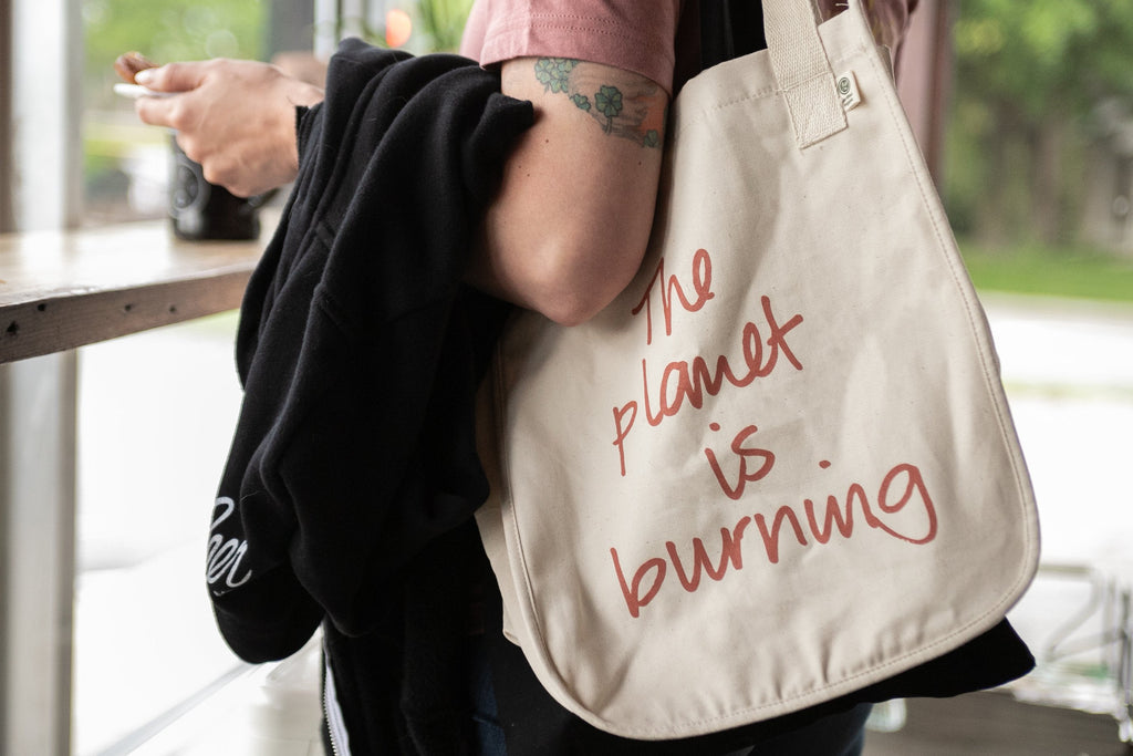 Ilana Glazer  Fuck! The Planet is Burning Organic Cotton Tote Bag