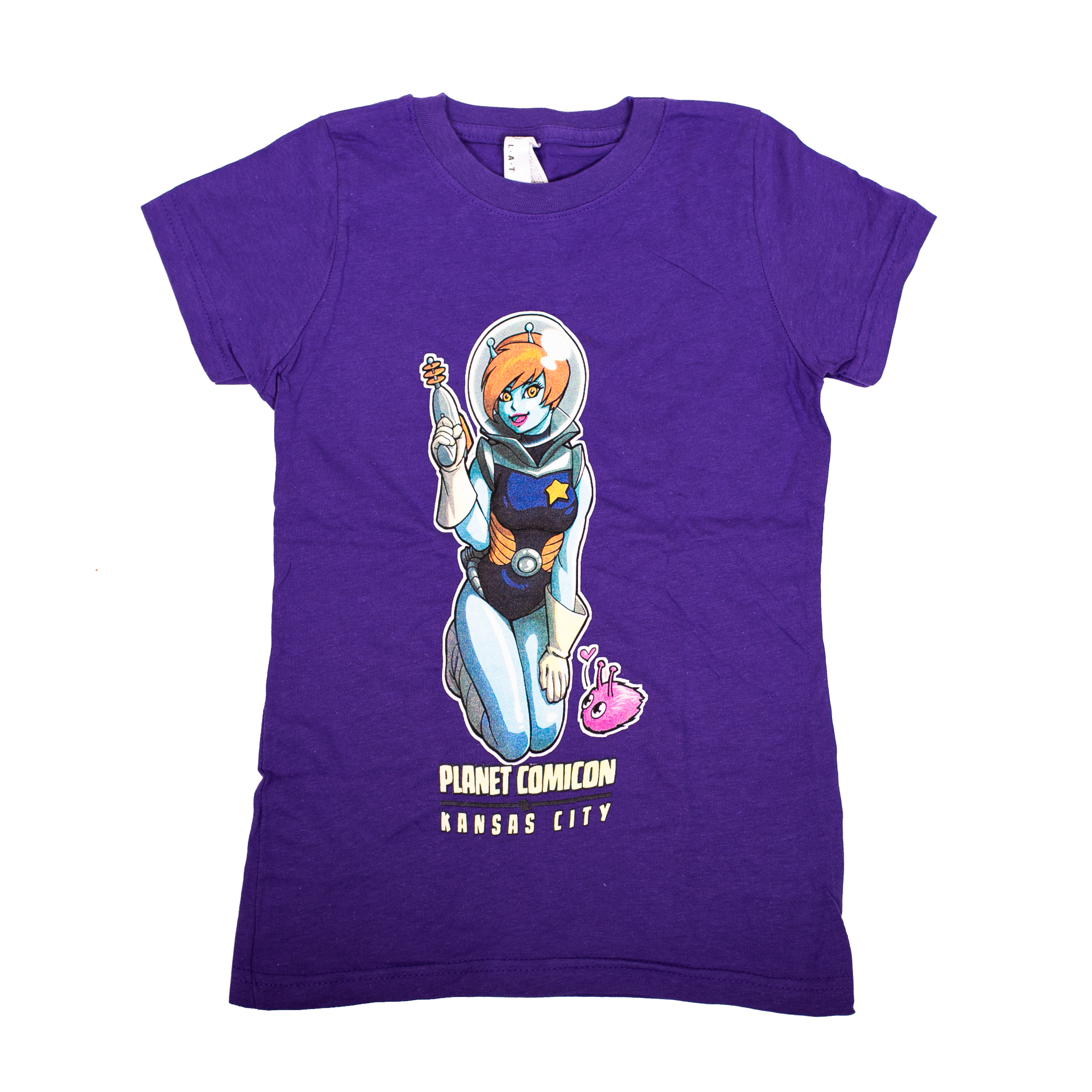 Planet Comicon | Space Girl Youth Girls T-Shirt