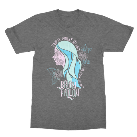Brian Fallon | Finally My Love T-Shirt - Light Grey