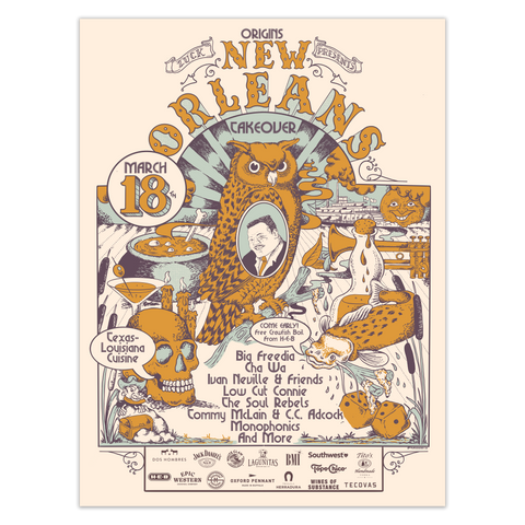 Luck Reunion | New Orleans Takeover Poster by Taylor Rushing