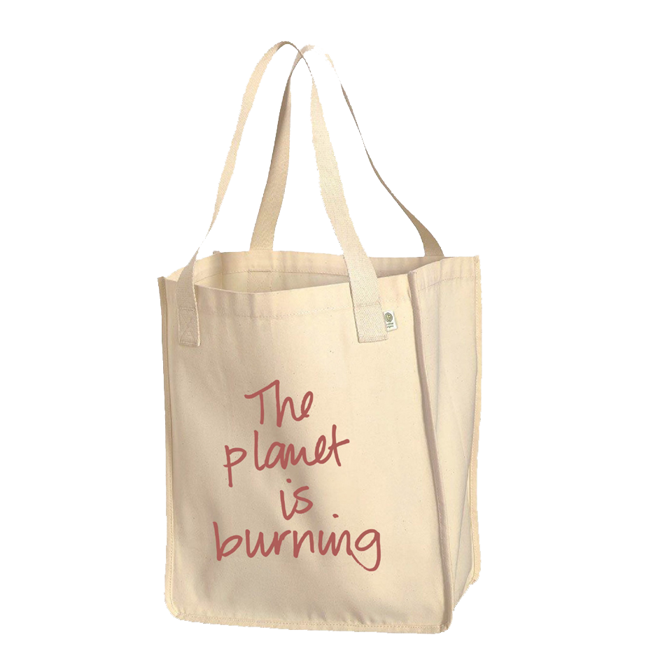 Ilana Glazer  Fuck! The Planet is Burning Organic Cotton Tote Bag – Merch  Central