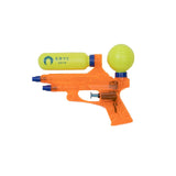 Orange squirt gun featuring the Eric Andre birthday design