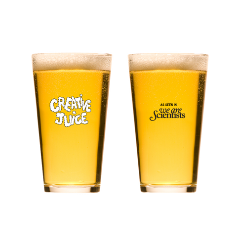 We Are Scientists | Creative Juice Pint Glass