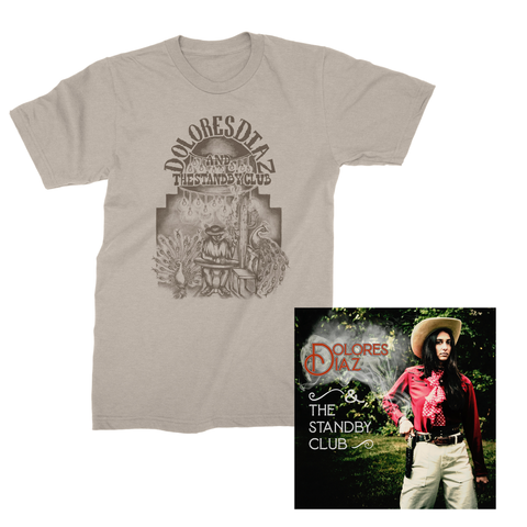 15P | Dolores Diaz - Live at O'Leaver's Vinyl + Sand Shirt Bundle