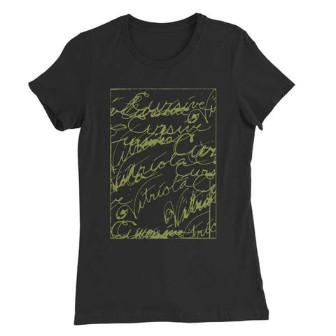 Cursive | Women's Scribble T-Shirt
