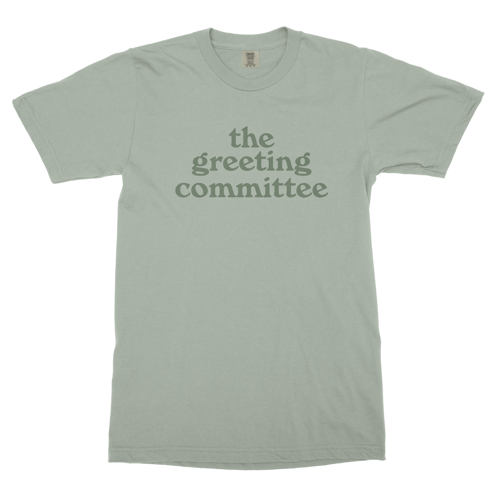 The Greeting Committee | Green Welcome T-Shirt