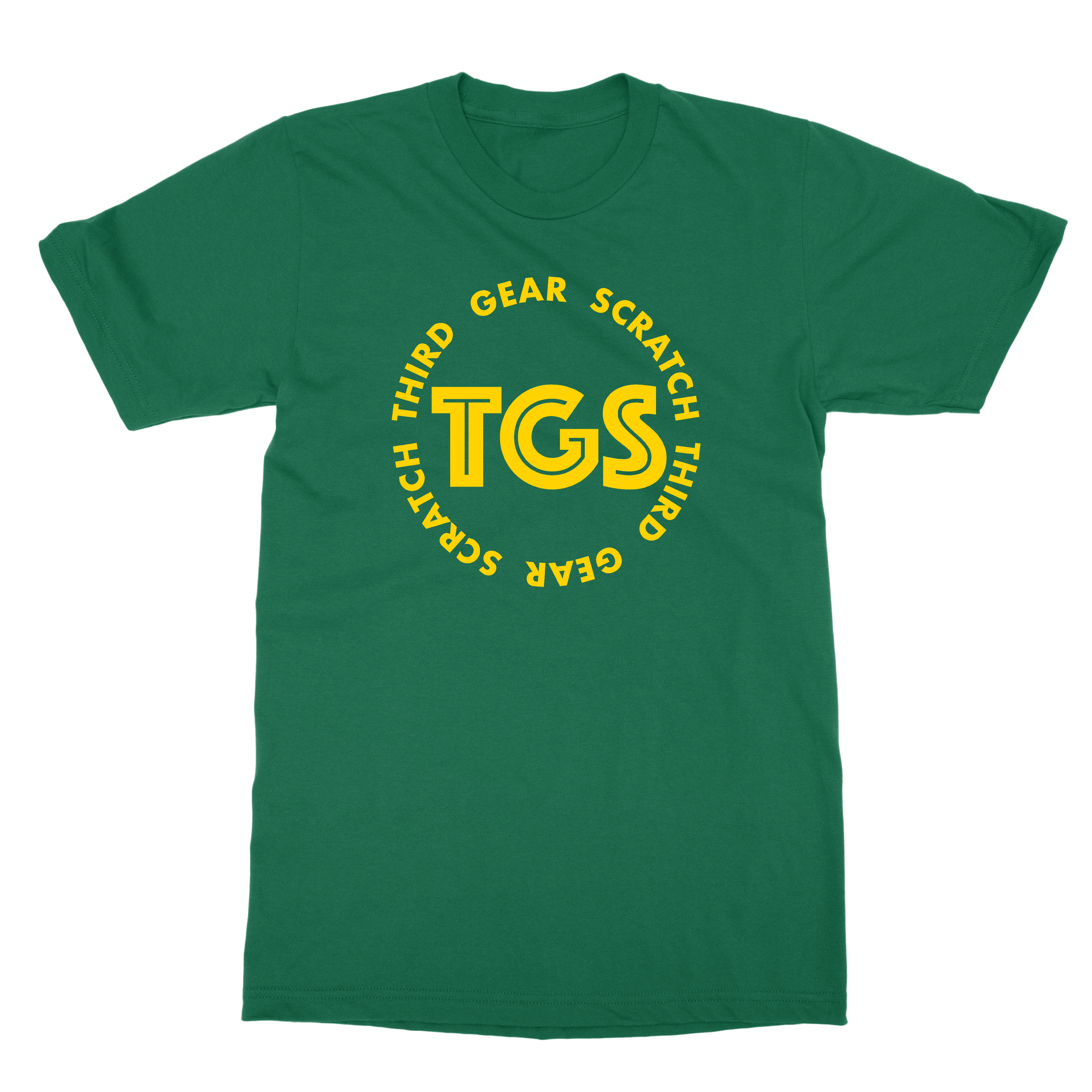 Third Gear Scratch | Logo T-Shirt - Green