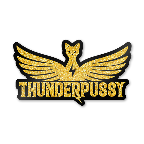 Thunderpussy | Winged Cat Sticker