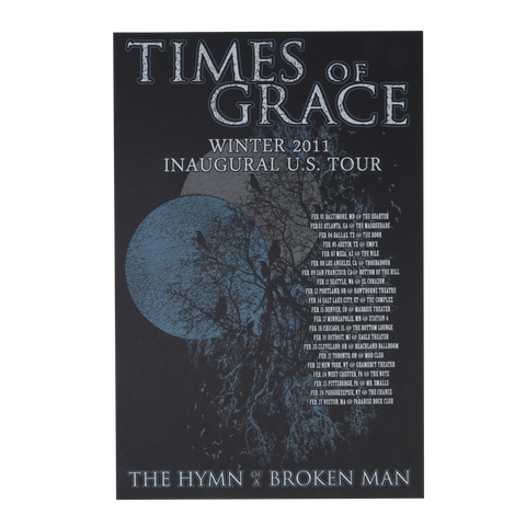 Times Of Grace | Inaugural US Tour Poster