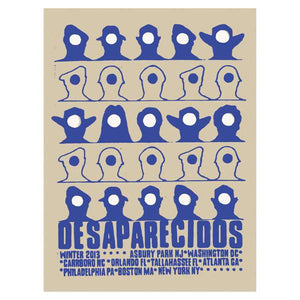 Desaparecidos | 18X24 Winter 2013 Tour Poster