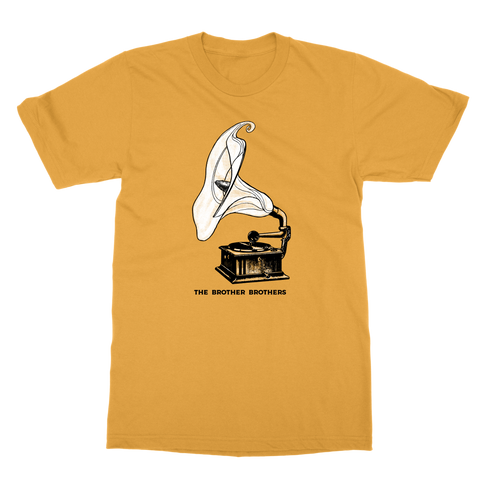 The Brother Brothers | Gramophone T-Shirt - Mustard